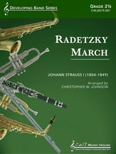 Radetzky March Concert Band sheet music cover